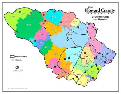 Howard County Map | Gadgets 2018