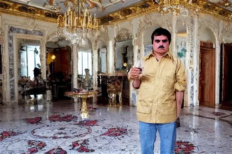 el chapo standing in the middle of a grandiose mexican | Stable ...