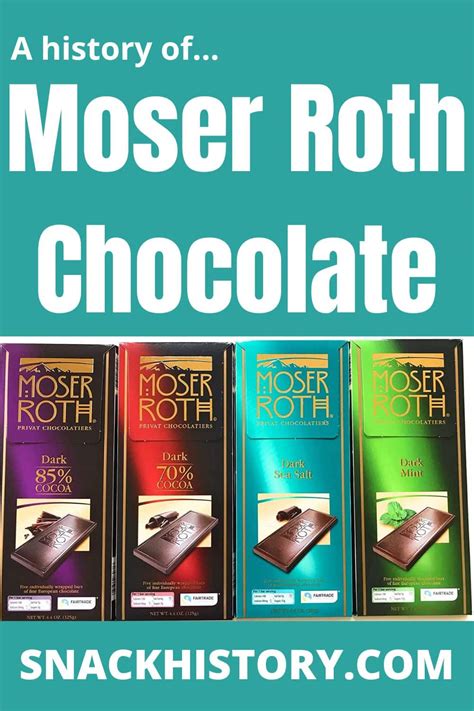 Moser Roth Chocolate - Creamy Tastes That Melt In Your Mouth - Snack ...