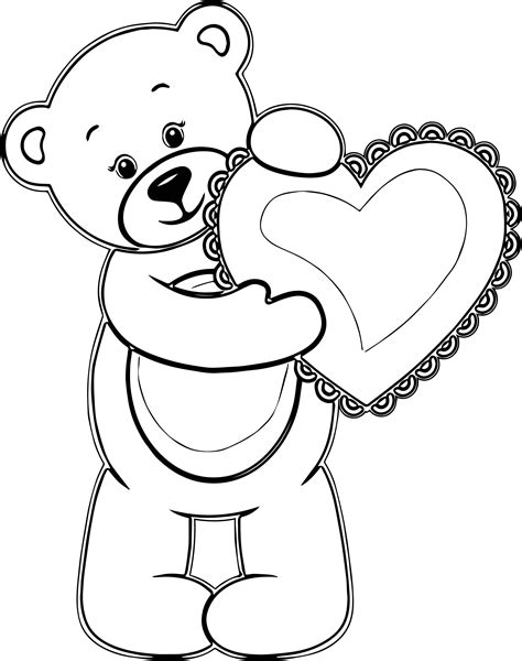 Teddy Bear Coloring Pages Free Printable - Printable Word Searches