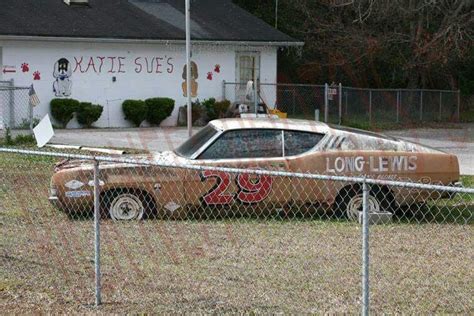 Retired race car. #barnfinds | Nascar race cars, Old race cars, Barn find cars