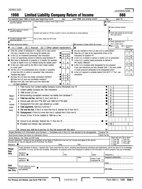 1998 form 568: Fill out & sign online | DocHub