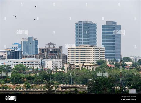 The skyline of Abuja, Nigeria Stock Photo - Alamy