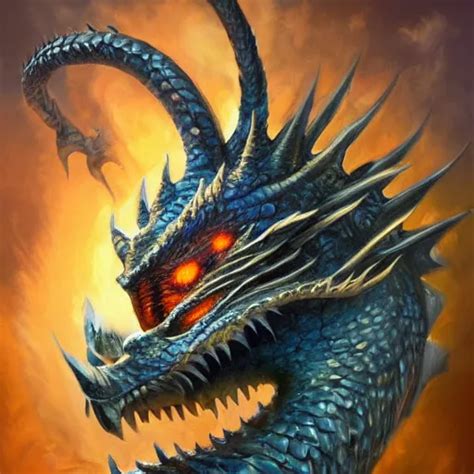 oil painting of dragon, dnd dragon, fantasy, realistic | Stable Diffusion | OpenArt