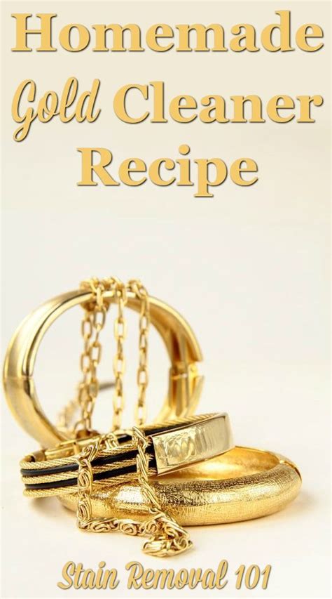 Homemade Gold Cleaner Recipe | Cleaning jewelry, Gold cleaner, Clean gold jewelry