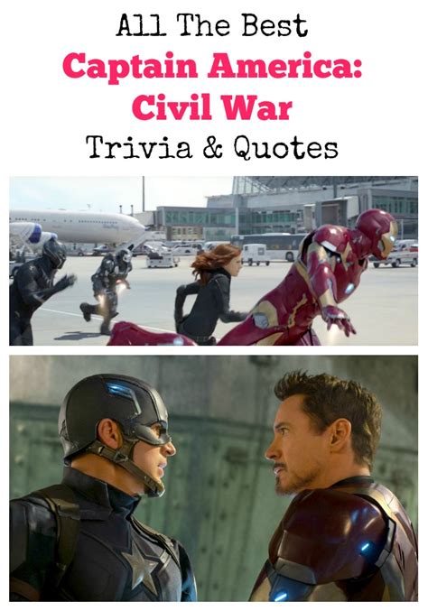 All The Best Captain America: Civil War Trivia And Quotes