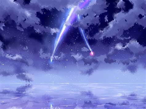 Sky Anime Wallpaper Sky Your Name - Santinime