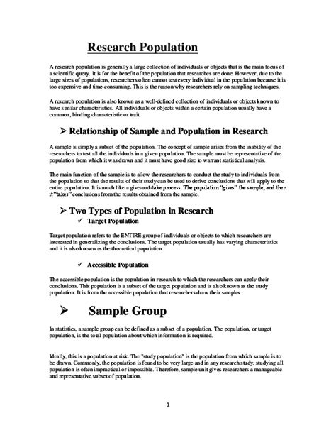 definition of population in research methodology pdf - Michael Smith