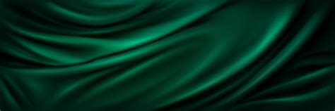 Green silk fabric background, satin cloth texture 24233364 Vector Art ...