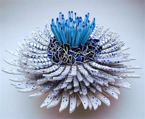 Exquisite Sculptural Blooms Made with Thousands of Ceramic Shards