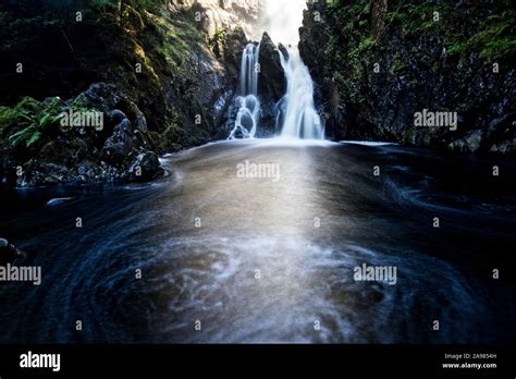 Plodda Waterfalls, Glen Affric, Scotland Stock Photo - Alamy