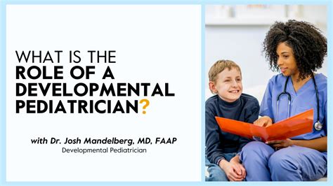 What Is the Role of a Developmental Pediatrician?