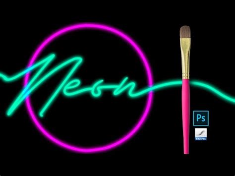 Photoshop Brushes ((Neon Effect)) - YouTube