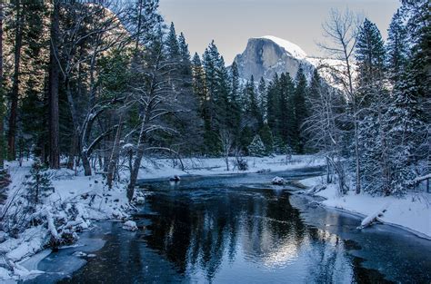 Winter River Backgrounds