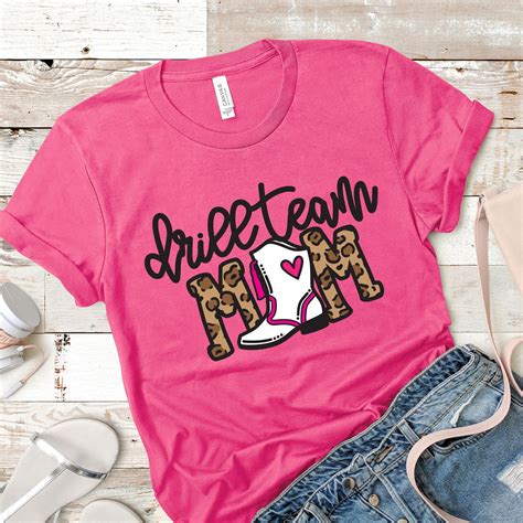 Drill Team Mom SVG Drill Team Boot T Shirt Cricut Cut File - Etsy