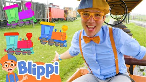 Blippi's Train Song - Choo Choo Here Comes the Train! | Blippi - Learn Colors and Science - YouTube