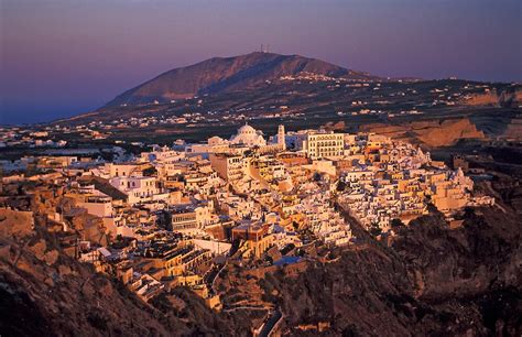 "Thira Village and Caldera, Santorini (Greece)" by Petr Svarc | Redbubble