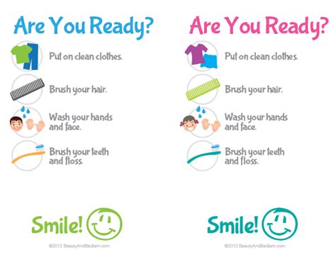 Printable Kids’ Bathroom Checklist – Hygiene Checklist for the Kids | Kids hygiene, Printables ...