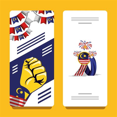 malaysia independence day banner 3755516 Vector Art at Vecteezy