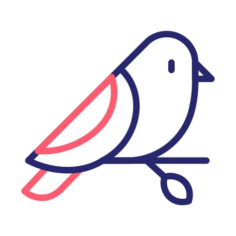 Bird Generic Outline Color icon