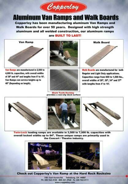 Van Ramps - Moving Ramps In Lengths Of 6 To 16 Ft | Copperloy