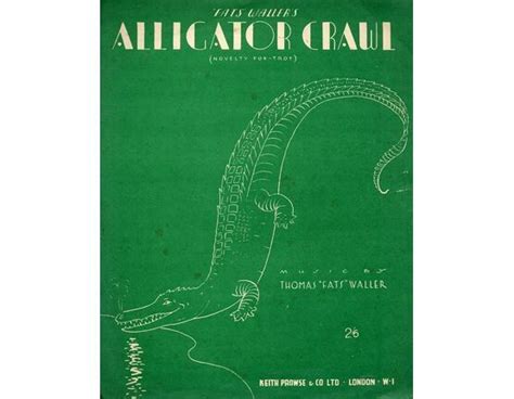 Alligator Crawl - Piano Solo only £9.00