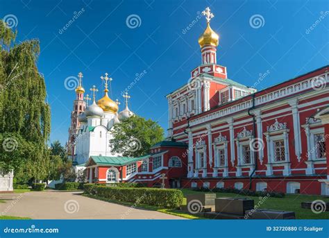 Inside the Novodevichy Convent in Moscow Stock Photo - Image of ...