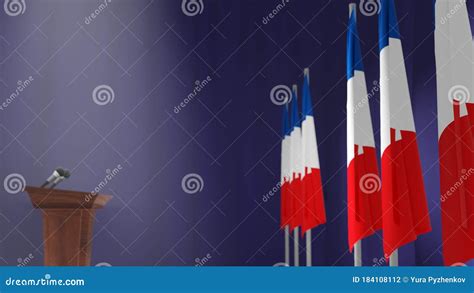 Press Conference of Premier Minister of France Concept, Politics of ...