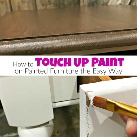 How to Touch Up Paint on Painted Furniture the Easy Way