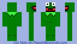 kermit the frog Minecraft Skin