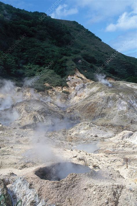 St. Lucia Volcano - Stock Image - C007/7672 - Science Photo Library