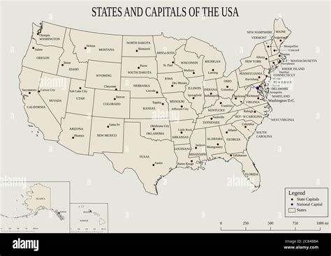 Usa Map With Capitals