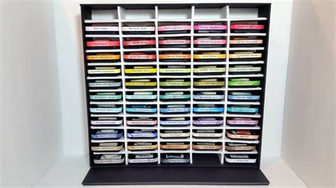 DIY Ink Pad Storage: Easy, Cheap, and AWESOME - YouTube Scrapbook Paper Storage, Craft Paper ...