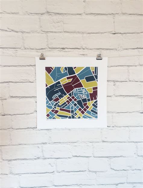 NoDa Charlotte NC Map Print