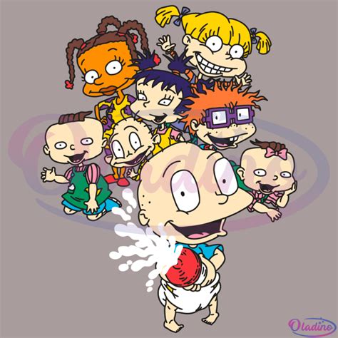 90s Cartoon SVG Digital File, Rugrats Decor Svg, Rugrats Svg