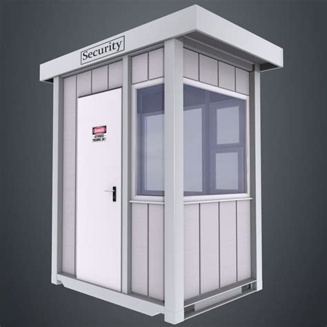 3d security booth model Cabin Design, Gate Design, Security Room, Cabin Rugs, Guard House, Kiosk ...