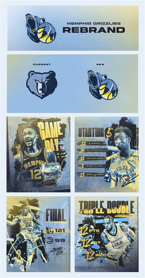 Memphis Grizzlies Rebrand :: Behance