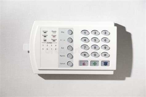 Home security alarm keypad stock photo. Image of office - 150907788