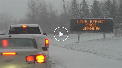 Lake-Effect Snowstorm Covers Parts of New York State - The New York Times