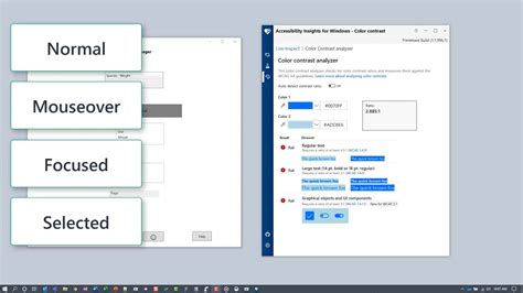 Accessibility Insights for Windows - Color Contrast Analyzer - YouTube