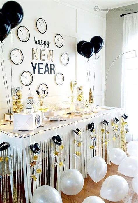 30+ Favorite Happy New Years Decoration At Home You Should Try | New years eve decorations, New ...