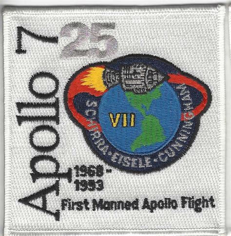 Apollo 7 25th Anniversary Patch - US SPACE FORCE HISTORICAL FOUNDATION ...