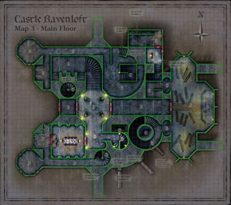 Dnd Castle Ravenloft Map