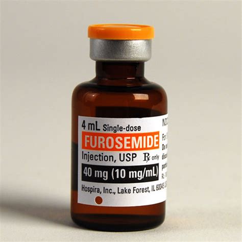 Furosemide, 10mg/mL, SDV, 4mL Vial | McGuff Medical Products