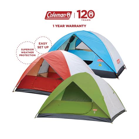 Coleman 2-Person Sundome Camping Tent for Adults | Shopee Philippines