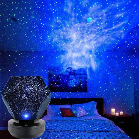 Kids Room Stars Starry Sky Projector Night Light Romantic Dreamlike ...