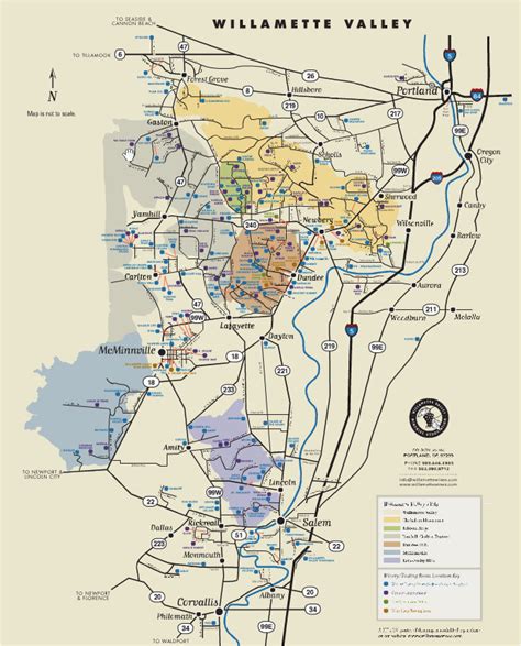 Dundee oregon Map | secretmuseum