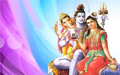 Shiva Parvati Ganesh Kartikeya, shiv parvati Fond d'écran HD | Pxfuel