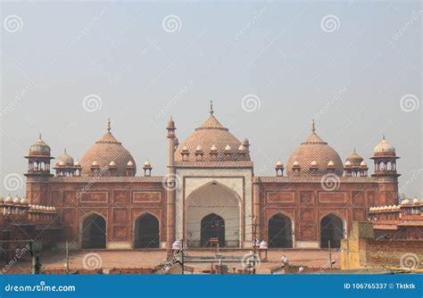 Jama Masjid Mosque Historical Architecture Agra India Stock Image ...