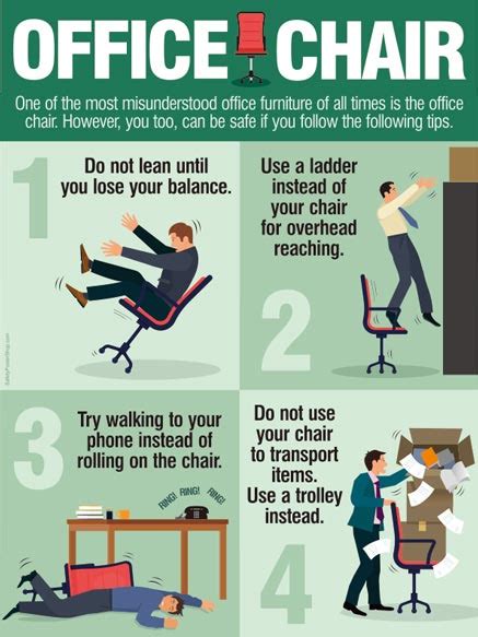 Office-Chair-Safety-18×24 | Safety Poster Shop